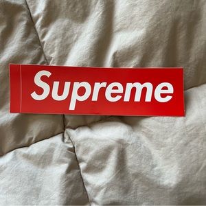 Supreme Logo Sticker